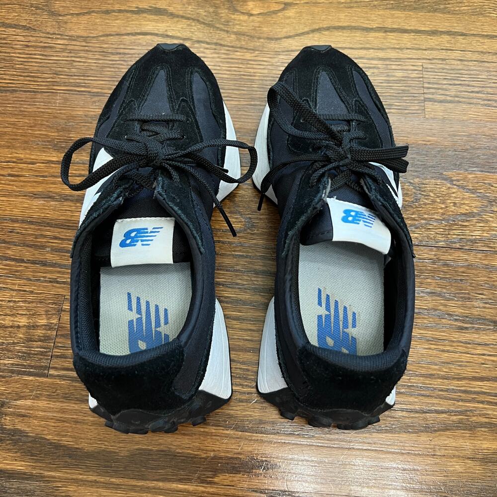 New Balance 327 Sneakers Black White Lifestyle Shoes Women's Size 9 US - Picture 7 of 9
